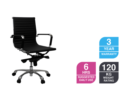 AIMS Leather Chair medium back
