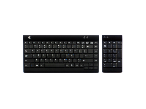 ERGOTIGHT Black Compact Keyboard Wired