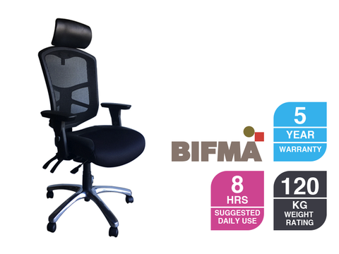 MAXUS Chair w. arms high back
