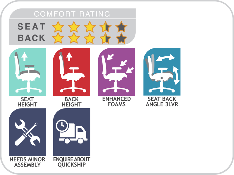 TENOR PLUS Chair medium back