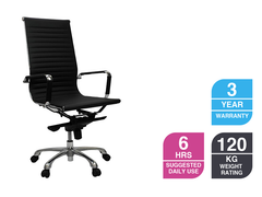 AIMS Leather Chair high back