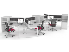 OVO 1, 3 & 6 person 120 Degree desk system