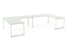 OVO 2 person L Shaped desk system