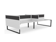 OVO 4 person Straight desk system