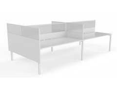 XENO 4 person Straight desk system