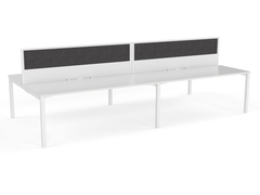 XENO 4 person Straight desk system