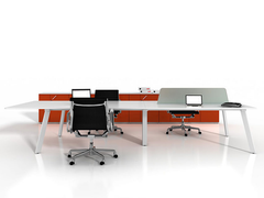 ZULU 1 to 4 person Straight desk system
