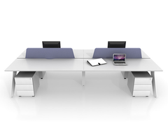 ZULU 1 to 4 person Straight desk system