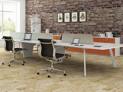 ZULU 1 to 4 person Straight desk system